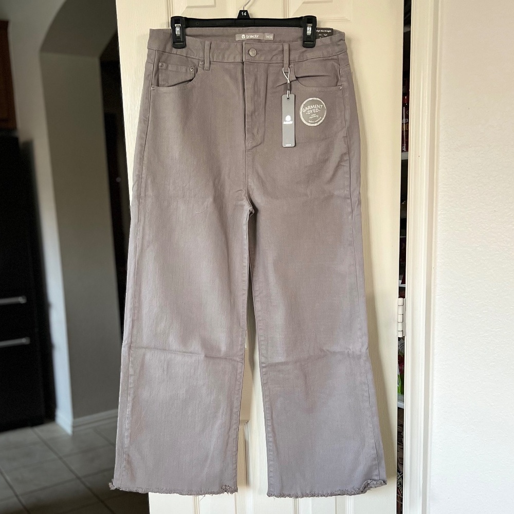 Tractr High Rise Straight Leg